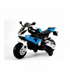 BMW S 1000 RR Bleu La motocyclette électrique pour enfants a