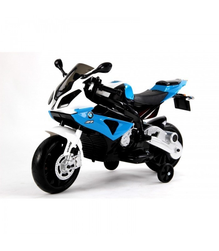 BMW S 1000 RR Bleu La motocyclette électrique pour enfants a