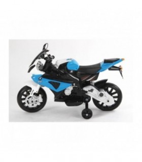BMW S 1000 RR Bleu La motocyclette électrique pour enfants a