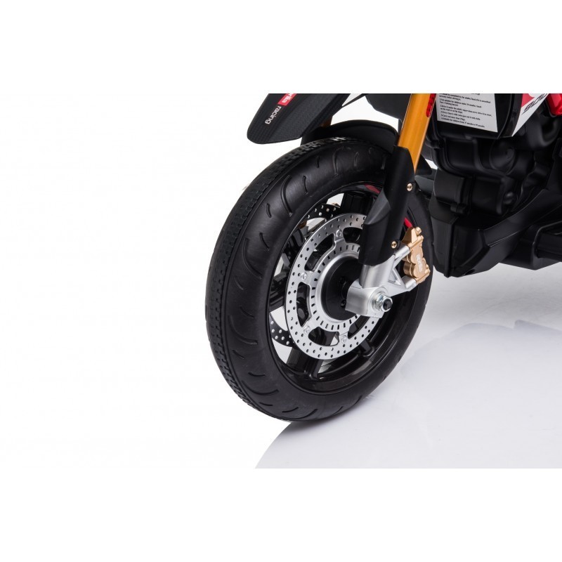 Moto électrique enfant aprilia dorsoduro 12v, 1 noir Sweeek