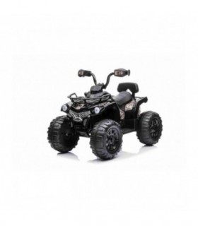 QUAD SUPERPOWER électrique 12V noir Roues en plastique avec