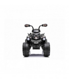 QUAD SUPERPOWER électrique 12V noir Roues en plastique avec