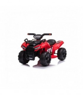 QUAD MINI électrique 6V Rouge Lecteur MP3 avec entrée USB/AU
