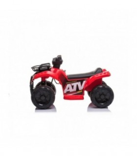 QUAD MINI électrique 6V Rouge Lecteur MP3 avec entrée USB/AU