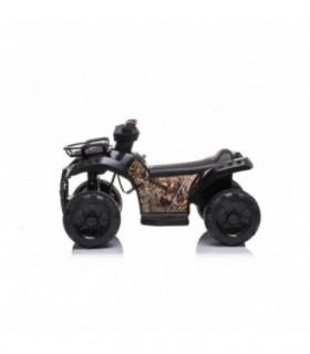 QUAD MINI électrique 6V Noir Lecteur MP3 avec entrée USB/AUX