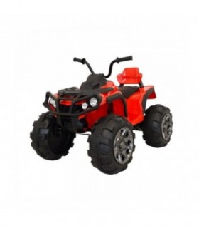 Quad Hero 12V Rouge roues en plastique Télécommande 24 GHz s