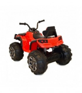 Quad Hero 12V Rouge roues en plastique Télécommande 24 GHz s