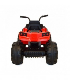 Quad Hero 12V Rouge roues en plastique Télécommande 24 GHz s