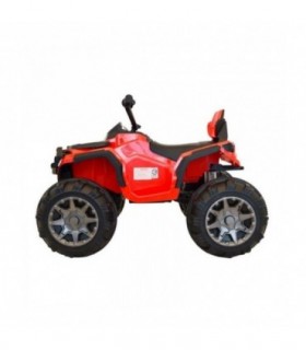 Quad Hero 12V Rouge roues en plastique Télécommande 24 GHz s