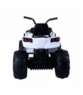 Quad Hero 12V Blanc roues en plastique Télécommande 24 GHz s