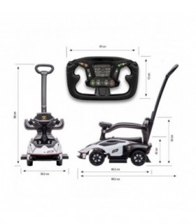 Porteur Milly Mally Lamborghini Essenza SC V12 Blanc