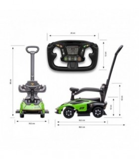 Porteur Milly Mally Lamborghini Essenza SC V12 Vert