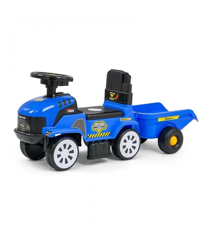 Porteur tracteur Milly Mally Rolly Plus Bleu