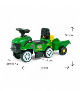 Porteur tracteur Milly Mally Rolly Plus Vert