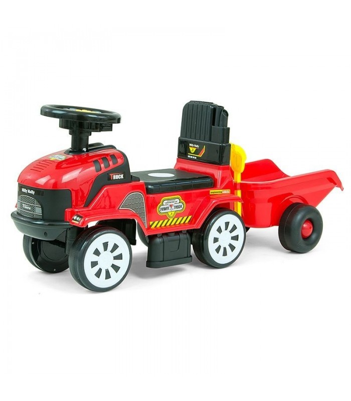 Porteur tracteur Milly Mally Rolly Plus Rouge