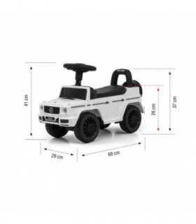 Porteur Milly Mally Mercedes G350d S Blanc