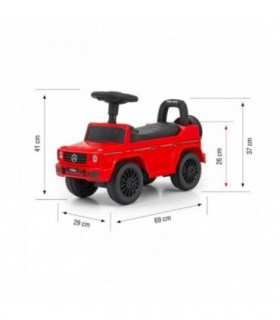 Porteur Milly Mally Mercedes G350d S Rouge