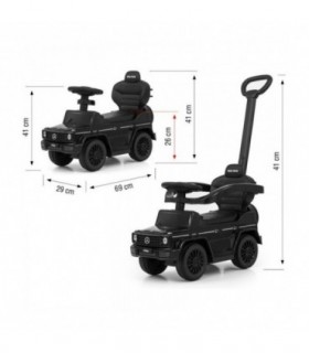 Porteur Milly Mally Mercedes G350d Noir