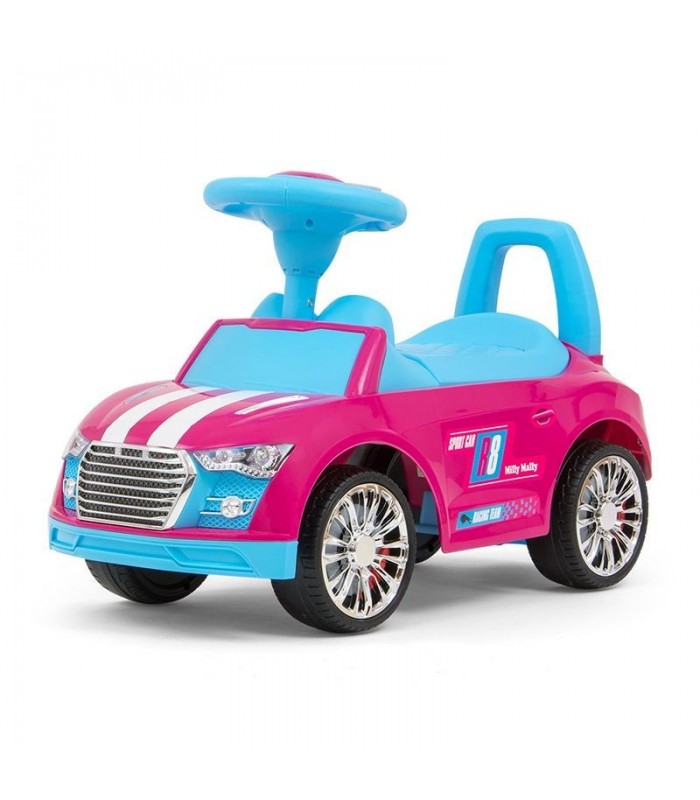Porteur Milly Mally Racer Rose Bleu
