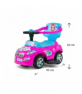 Porteur Milly Mally Happy Rose Bleu