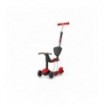 Porteur Trottinette 3 en 1 Milly Mally Little Star Rouge