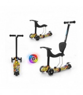 Trottinette 3 en 1 Milly Mally Little Star Graffiti