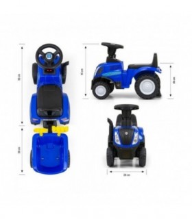 Tracteur Milly Mally New Holland T7 Traktor Bleu