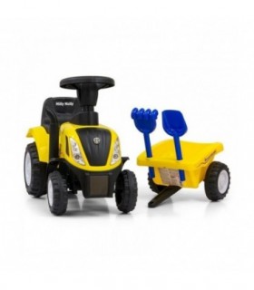 Tracteur Milly Mally New Holland T7 Traktor Jaune