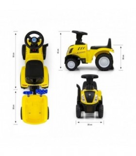 Tracteur Milly Mally New Holland T7 Traktor Jaune