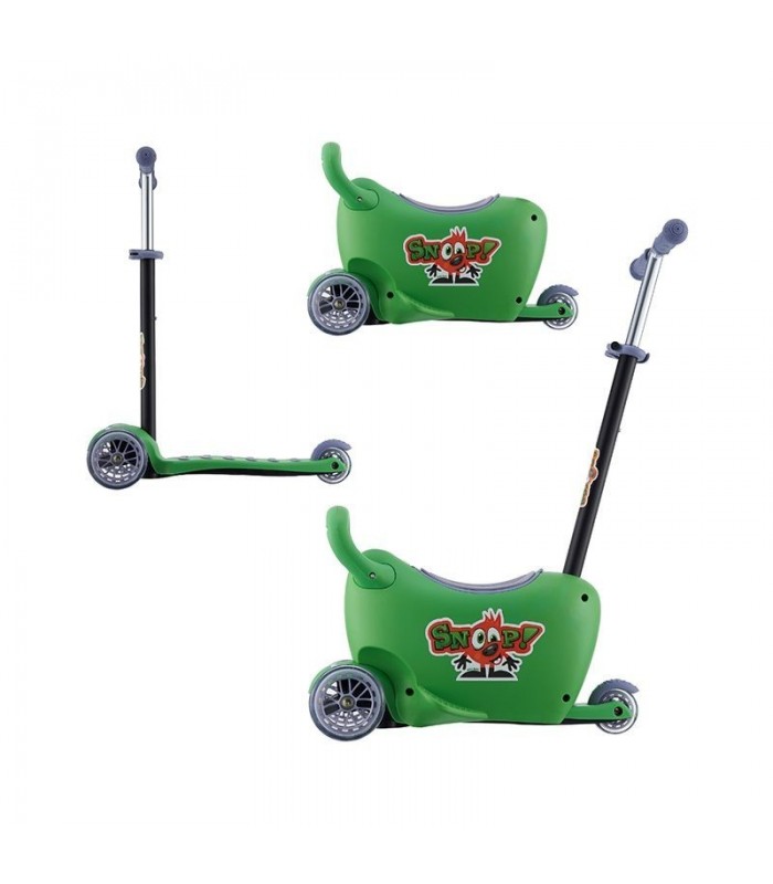 Porteur 3 en 1 Milly Mally Ride-On Snoop Green