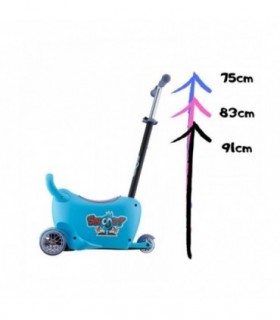 Porteur 3 en 1 Milly Mally Ride-On Snoop Green