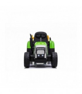 Tracteur avec remorque 12 Volts XMX611 Vert - Pack Luxe