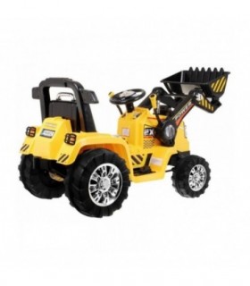 Tracteur Pelleteuse 12 Volts Jaune