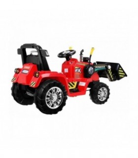 Tracteur Pelleteuse 12 Volts Rouge