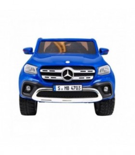 Voiture électrique 2 places 2 x 12V Mercedes X Bleu métallisée - Pack Luxe + LCD