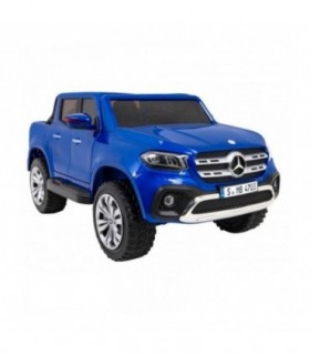 Voiture électrique 2 places 2 x 12V Mercedes X Bleu métallisée - Pack Luxe + LCD