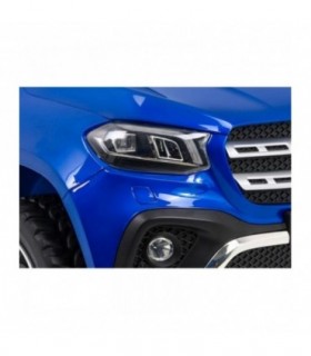 Voiture électrique 2 places 2 x 12V Mercedes X Bleu métallisée - Pack Luxe + LCD