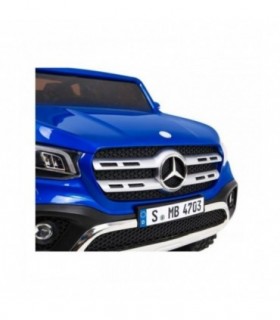 Voiture électrique 2 places 2 x 12V Mercedes X Bleu métallisée - Pack Luxe + LCD