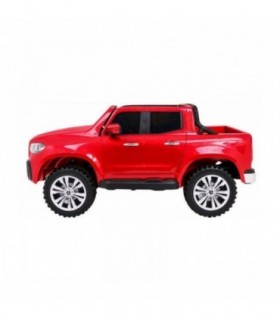 Voiture électrique 2 places 2 x 12V Mercedes X Rouge métallisée - Pack Luxe + LCD