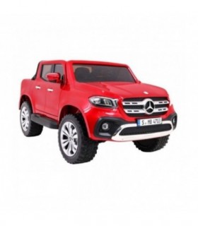 Voiture électrique 2 places 2 x 12V Mercedes X Rouge métallisée - Pack Luxe + LCD