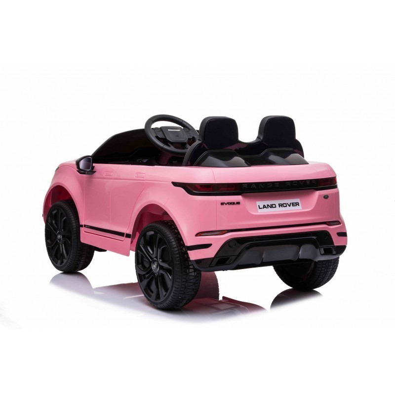 Voiture électrique 12v range rover evoque rose