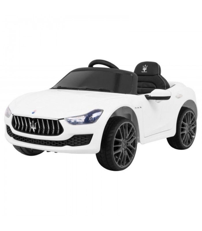 Voiture électrique Maserati Ghibli Blanche - Pack Luxe