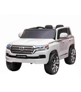 Voiture électrique 12V Toyota Landcruiser Blanche