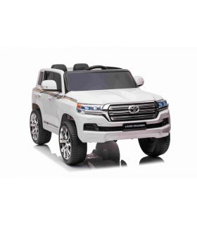 Voiture électrique 12V Toyota Landcruiser Blanche