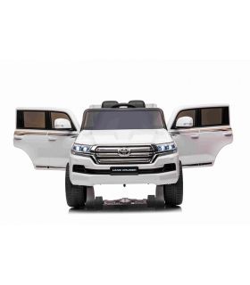 Voiture électrique 12V Toyota Landcruiser Blanche