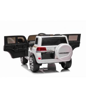 Voiture électrique 12V Toyota Landcruiser Blanche