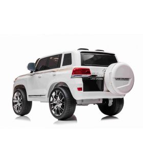 Voiture électrique 12V Toyota Landcruiser Blanche