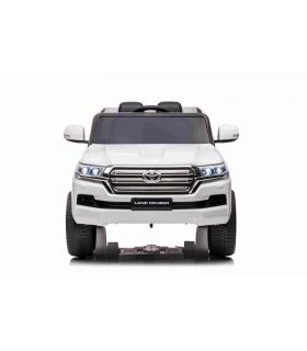 Voiture électrique 12V Toyota Landcruiser Blanche