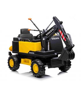 Tracteur Pelleteuse 12V Volvo Excavator Jaune