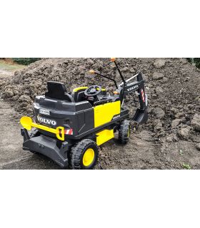 Tracteur Pelleteuse 12V Volvo Excavator Jaune